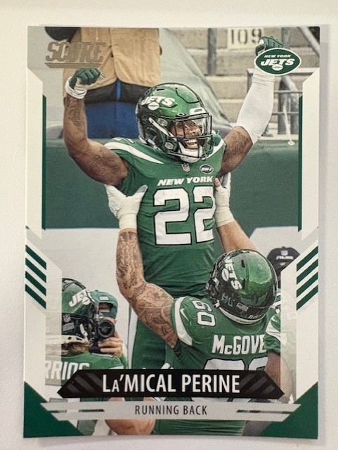  2021 Panini SCORE Football Card: La'Mical Perine
