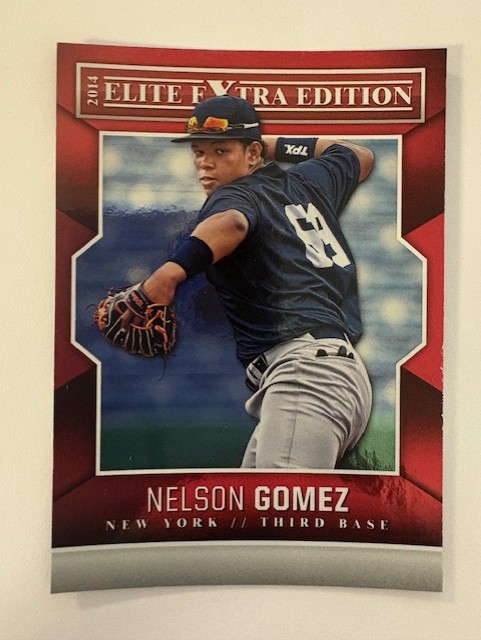 2014 Elite Extra Edition Baseball Card- Nelson Gomez