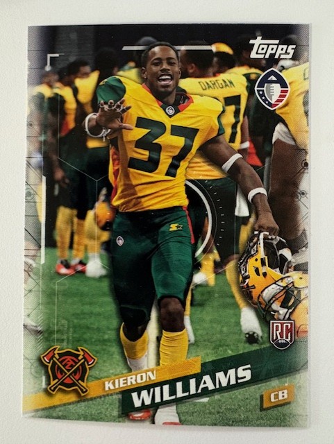 Topps Football Card- Kieron Williams 