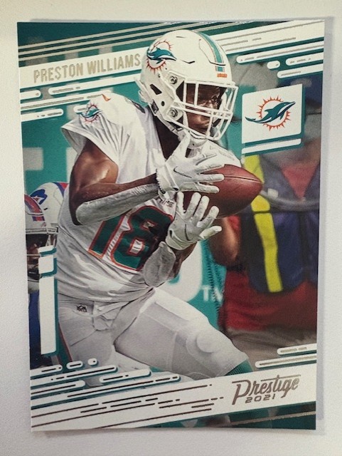 2021 Prestige Football Card- Preston Williams
