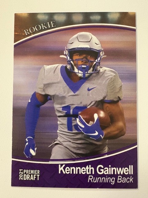 2021 Sage Football Card- Kenneth Gainwell 