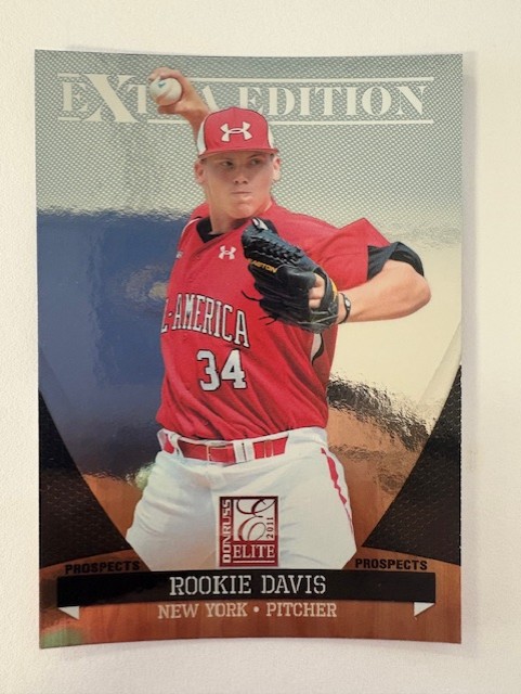Extra Edition Baseball Card- Rookie Davis #153