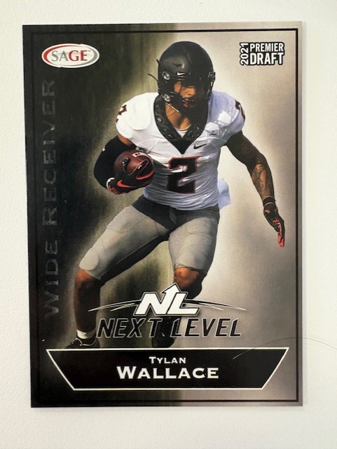  Sage Next Level Football Card: Tylan Wallace