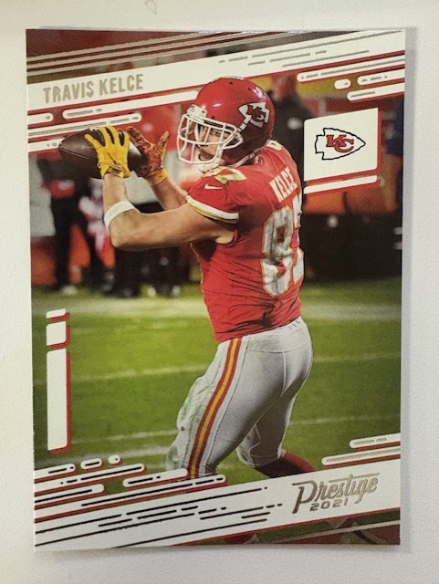 2021 Prestige Football Card: Travis Kelce 