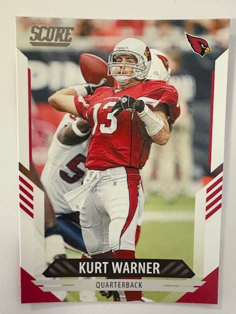  2021 Panini SCORE Football Card: Kurt Warner