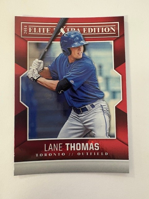 2014 Elite Extra Edition Baseball Card- Lane Thomas