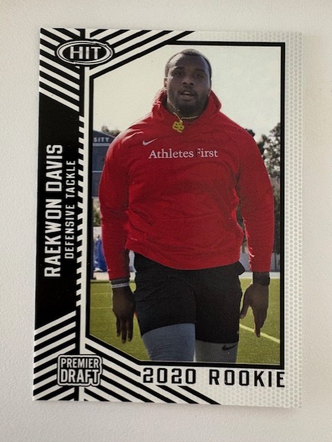  HIT Premier Draft 2020 Rookie- Raekwon Davis 