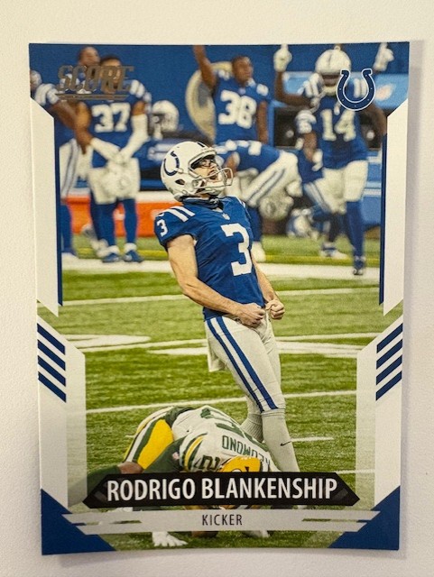  2021 Panini SCORE Football Card: Rodrigo Blankenship