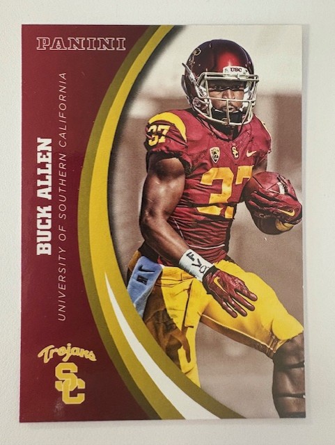 Panini Card University of Southern California Football- Buck Allen