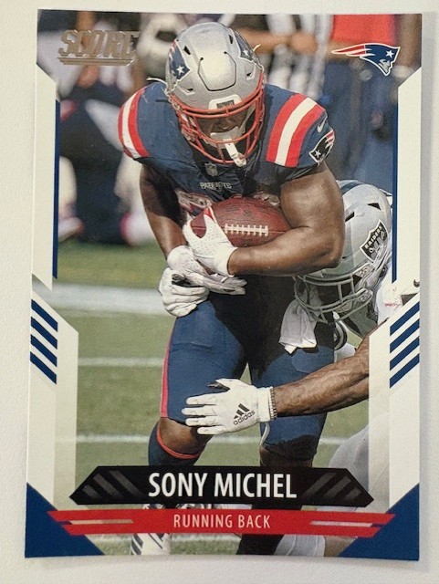  2021 Panini SCORE Football Card: Sony Michel
