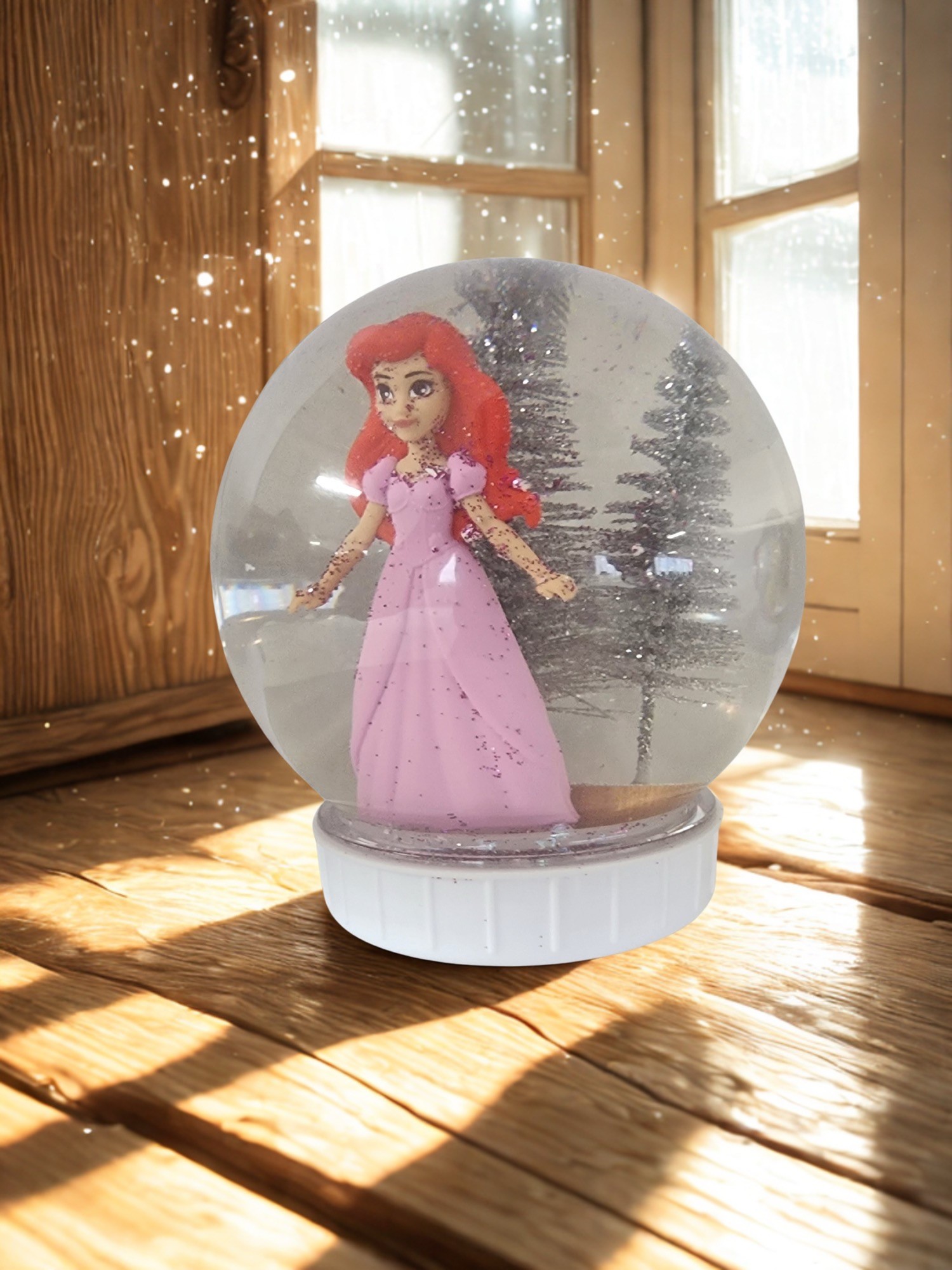 Ariel's Winter Wonderland Snow Globe