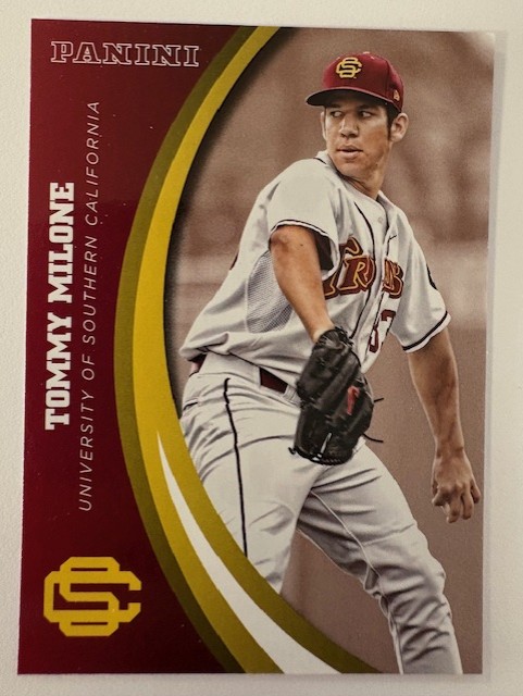  Panini University of Southern California Card- Tommy Milone