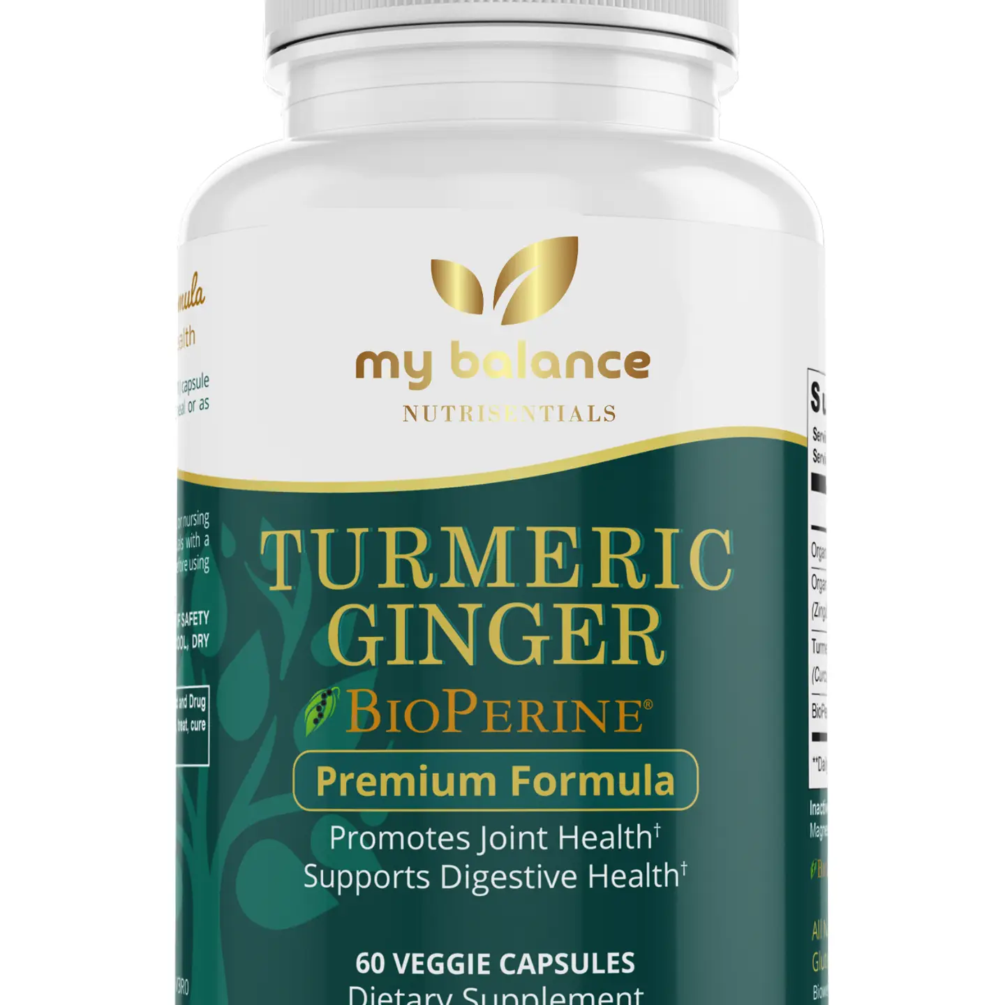 Turmeric & Ginger Capsules 650Mg