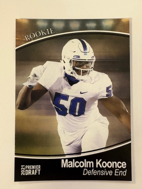 2021 Sage Football Card-Malcolm Koonce