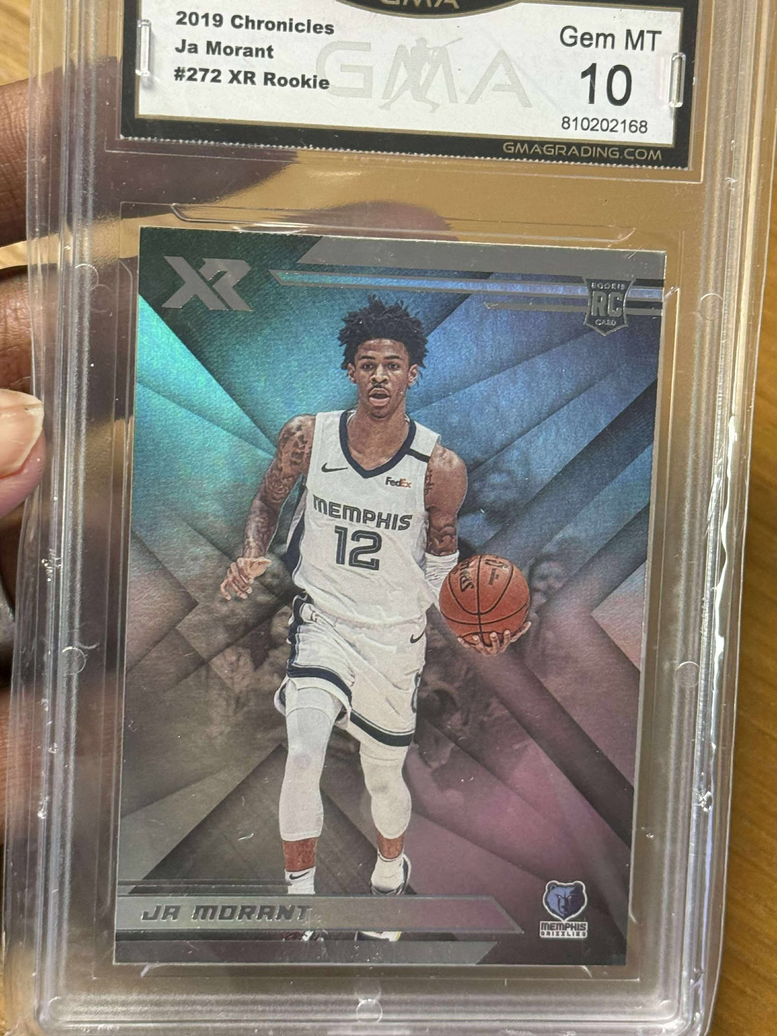 Ja Morant rookie card Graded 10