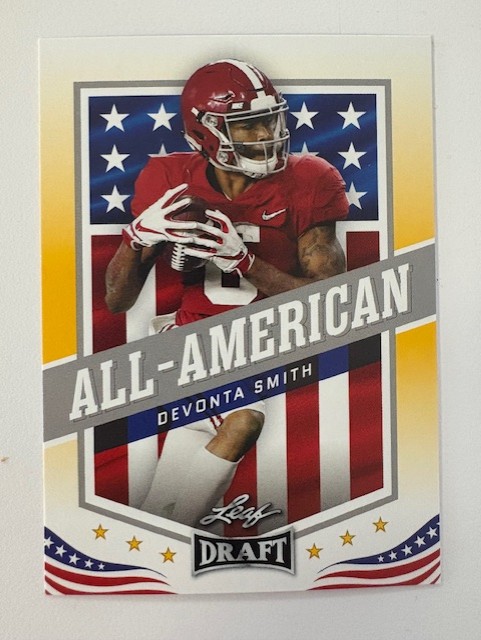  Leaf All-American Draft Card: Devonta Smith