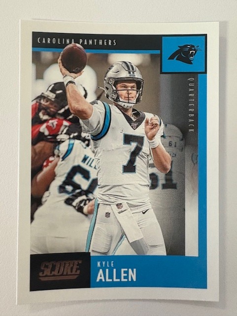 2020 Panini Score Football- Kyle Allen #260