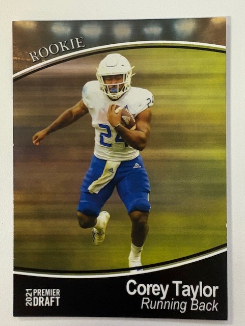  2021 Sage Football Card- Corey Taylor