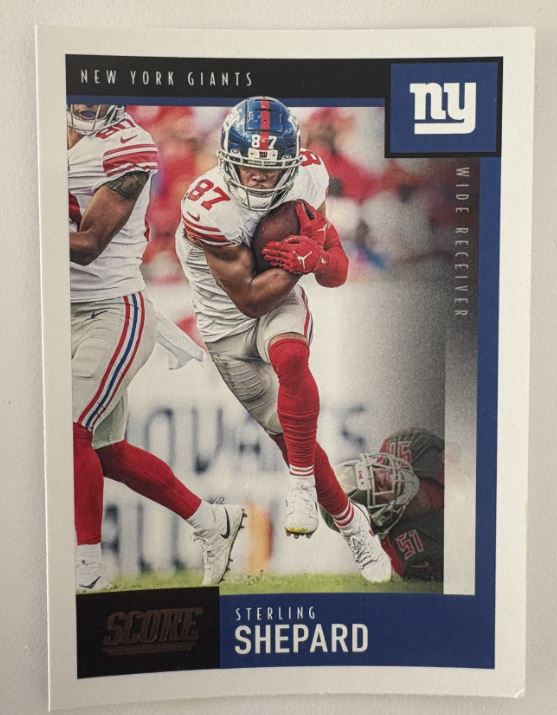 2020 Panini Score Football- Sterling Shepard