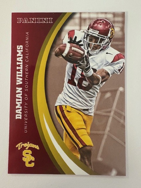 Panini Card University of Southern California Football- Damian Williams