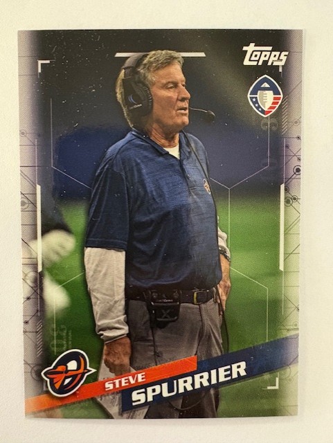 Topps Football Card- Steve Spurrier