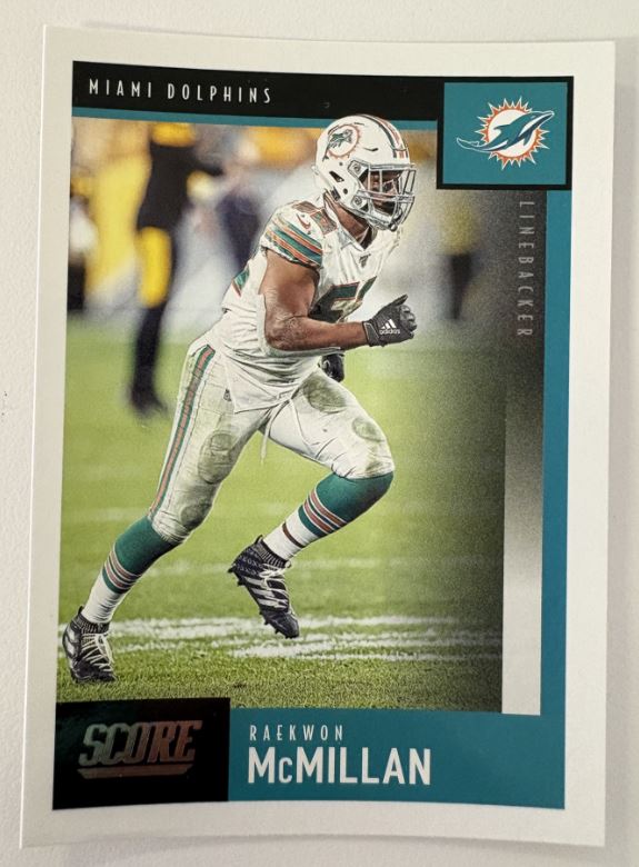 2020 Panini Score Football- Raekwon McMillan #18
