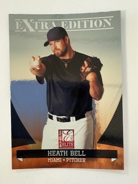 Extra Edition Baseball Card- Heath Bell #22