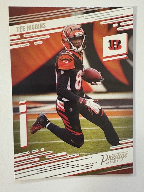 2021 Prestige Football Card: Tee Higgins    