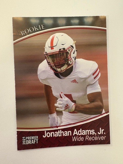 2021 SAGE Football Card- Jonathan Adams Jr.