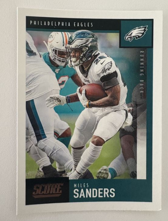  2020 Panini Score Football- Miles Sanders #191
