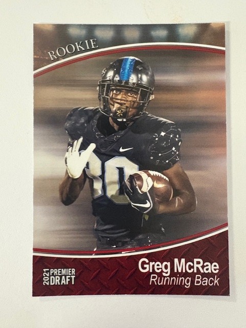 2021 Sage Football Card- Greg McRae