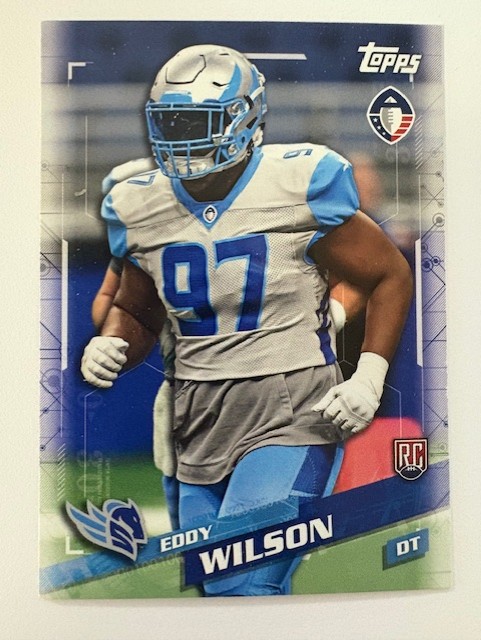 Topps Football Card- Eddy Wilson