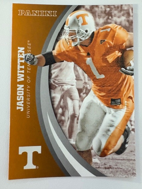 Panini University of Tennessee Card- Jason Witten