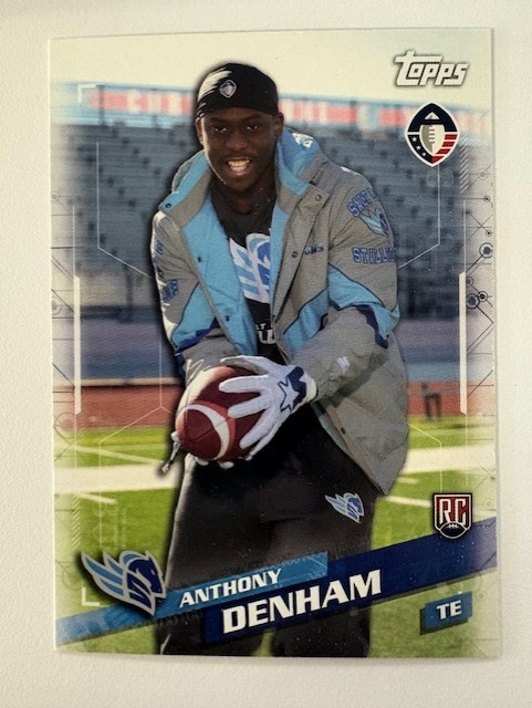 Topps Football Card- Anthony Denham
