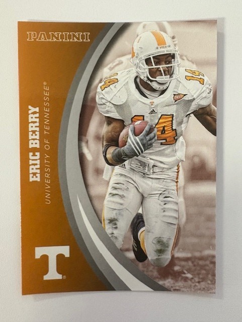 Panini University of Tennessee Football Card- Eric Berry