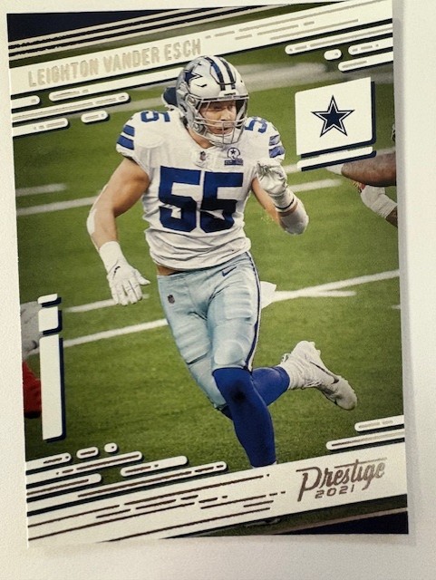 2021 Prestige Football Card- Leighton Vander Escn