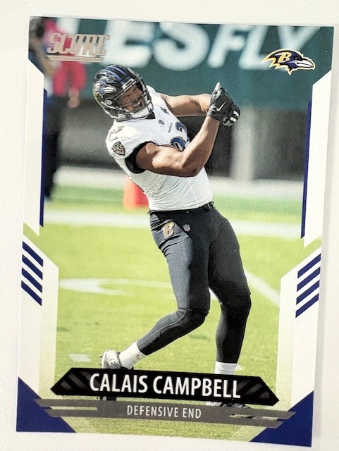  2021 Panini SCORE Football Card: Calais Campbell