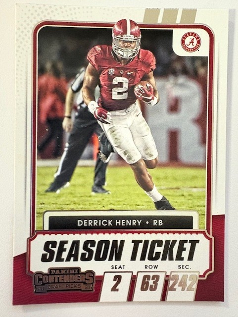  2021 Panini Contenders Season Ticket Football Card: Derrick Henry
