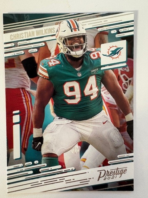  2021 Prestige Football Card: Christian Wilkins